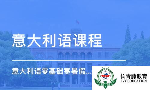 南宁哪里有学习意大利语培训 意大利语发音课程