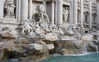 意大利旅游--特莱维喷泉（许愿池）（Fontana di Trevi）